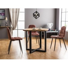 Galds apaļš 90 cm ROLF dab